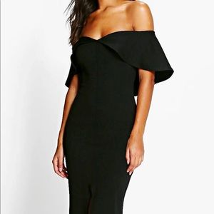 Black maxi dress